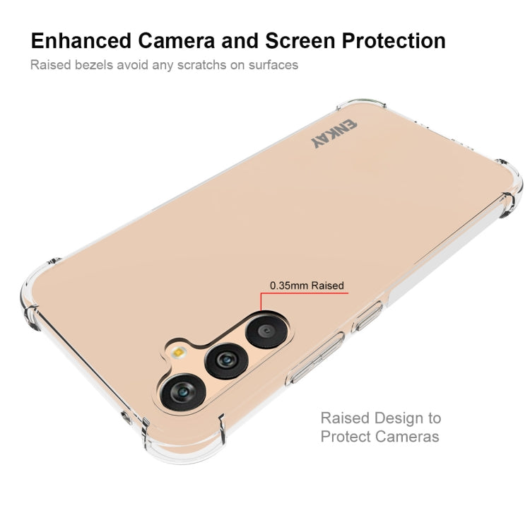 สำหรับ Samsung Galaxy A34 5G ENKAY Hat-Prince Clear TPU เคสกันกระแทกฝาครอบกันลื่นแบบนุ่ม, For Samsung Galaxy A34 5G