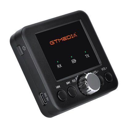 GTMEDIA RT05 Bluetooth 5.0 เครื่องรับและส่งสัญญาณเสียงอะแดปเตอร์ 2 ใน 1, RT05
