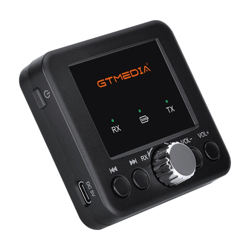 GTMEDIA RT05 Bluetooth 5.0 เครื่องรับและส่งสัญญาณเสียงอะแดปเตอร์ 2 ใน 1, RT05