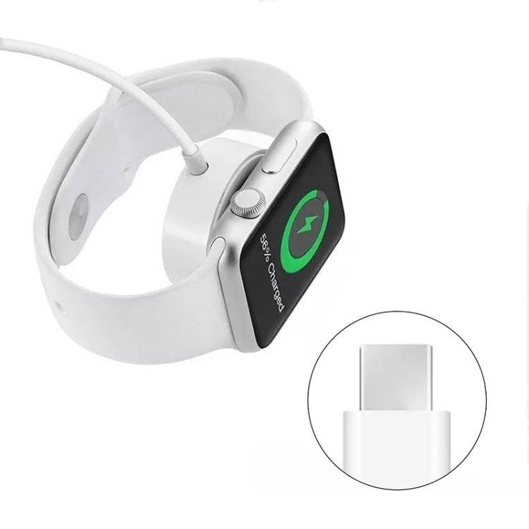 1 ม. USB-C / Type-C Magnetic Fast Charger สายชาร์จสำหรับนาฬิกา Apple Series Ultra/8/7/6 /SE/SE2/5/4/3/2, DS-XB012