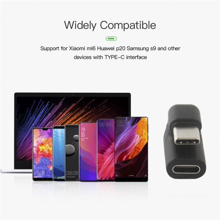 อะแดปเตอร์ USB-C2.0 / Type-C ชายกับหญิงรูปตัวยูการชาร์จข้อมูลแบบขยาย