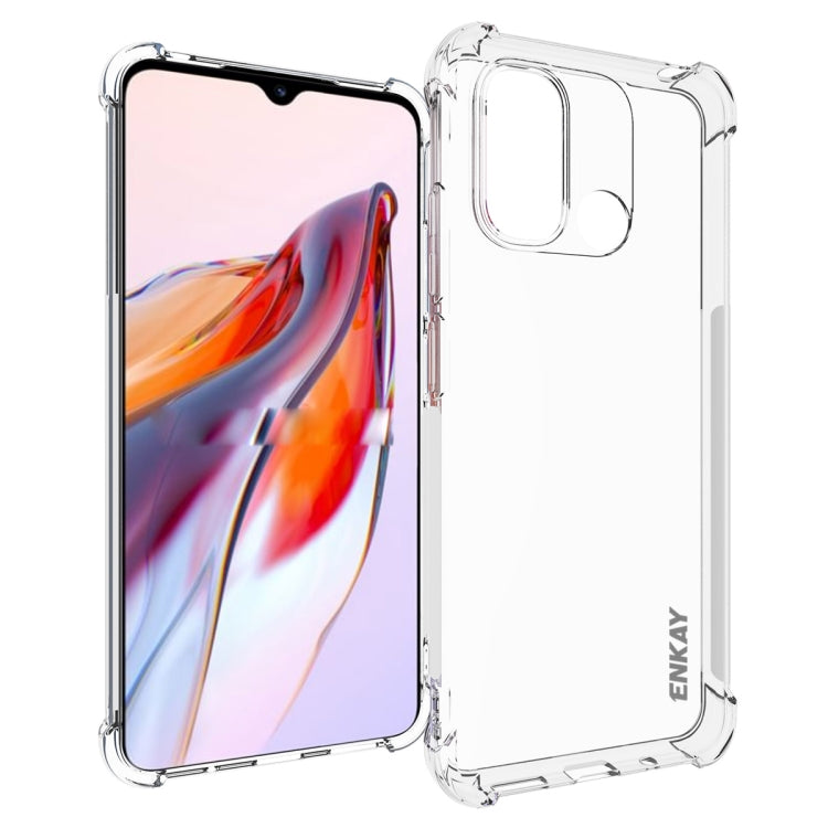 สำหรับ Redmi 12C 4G ENKAY Hat-Prince Clear TPU เคสโทรศัพท์กันกระแทก