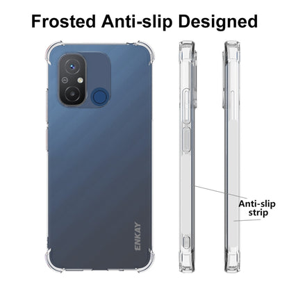 สำหรับ Redmi 12C 4G ENKAY Hat-Prince Clear TPU เคสโทรศัพท์กันกระแทก