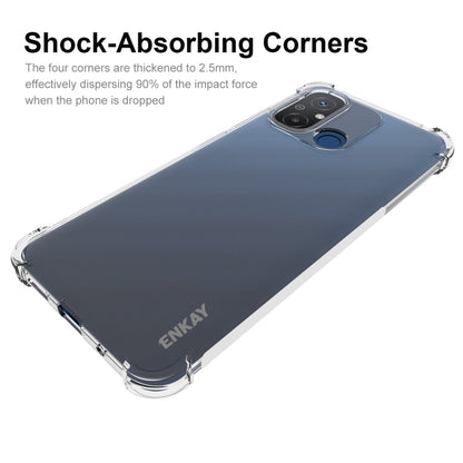 สำหรับ Redmi 12C 4G ENKAY Hat-Prince Clear TPU เคสโทรศัพท์กันกระแทก