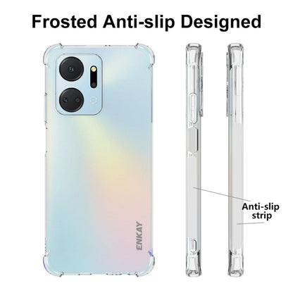 สำหรับเกียรติยศ X7A 4G Global ENKAY Hat-Prince Clear TPU เคสโทรศัพท์กันกระแทก