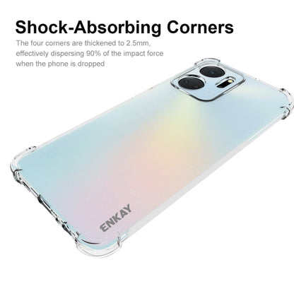 สำหรับเกียรติยศ X7A 4G Global ENKAY Hat-Prince Clear TPU เคสโทรศัพท์กันกระแทก