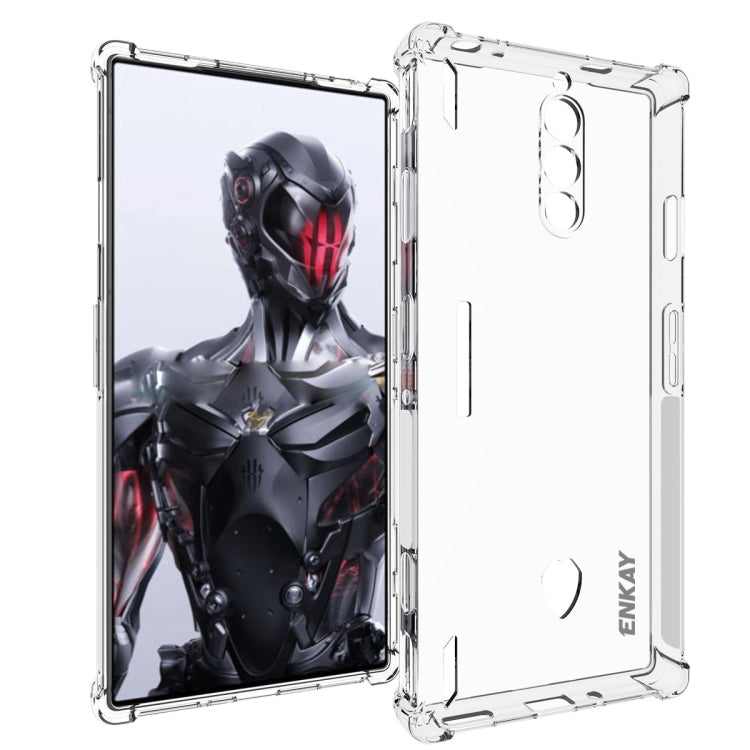 สำหรับ ZTE Nubia Red Magic 8 Pro ENKAY Hat-Prince Clear TPU เคสโทรศัพท์กันกระแทก