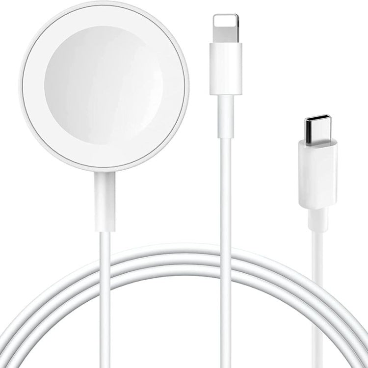 สำหรับ Apple Watch Series และ iPhone 2 in 1 สายชาร์จแม่เหล็ก USB 1.2 ม, DS-XB015