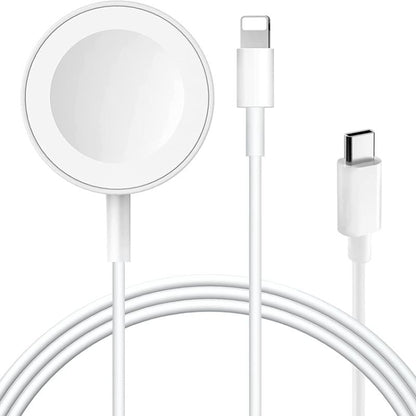 สำหรับ Apple Watch Series และ iPhone 2 in 1 สายชาร์จแม่เหล็ก USB 1.2 ม, DS-XB015