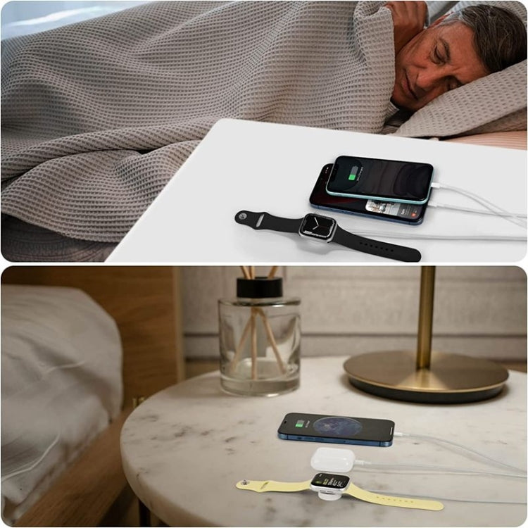 สำหรับ Apple Watch Series และ iPhone 3 in 1 Type-C สายชาร์จแม่เหล็ก 4 ฟุต/1.2 ม, DS-XB019
