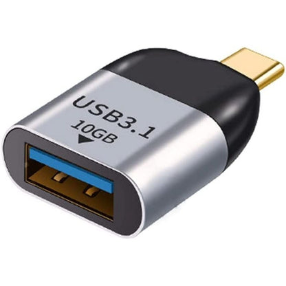 USB 3.0 ประเภท A หญิงถึง USB 3.1 ประเภท C โฮสต์ชาย OTG ข้อมูล 10Gbps Adapter สำหรับแล็ปท็อปและโทรศัพท์