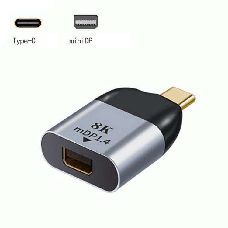อะแดปเตอร์ USB C เป็น Mini DisplayPort 4K 60hz สำหรับแล็ปท็อปโทรศัพท์แท็บเล็ต