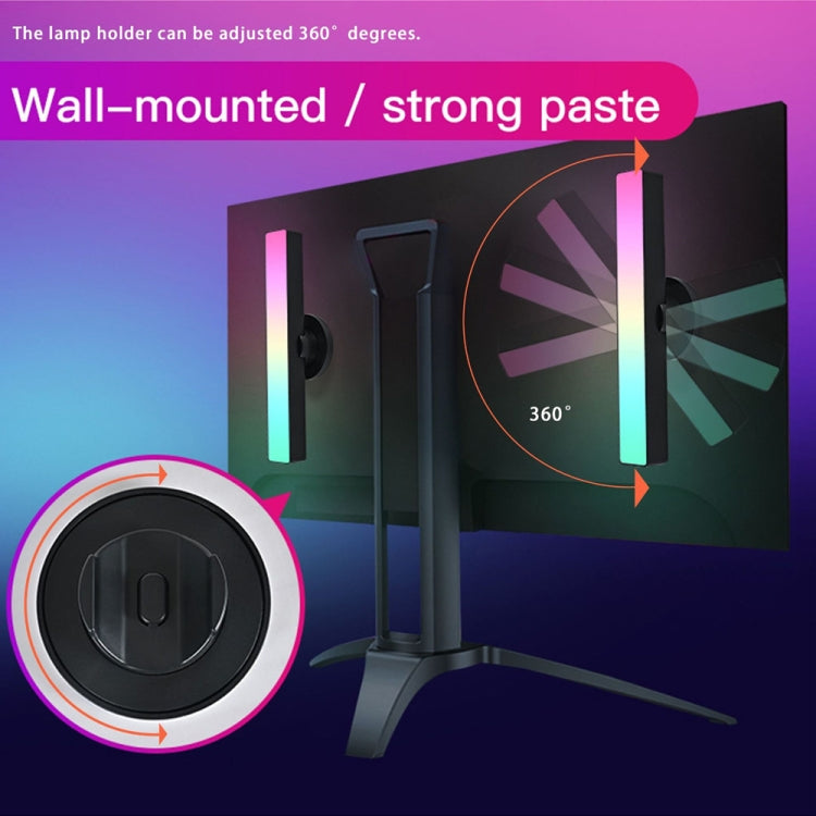 ZM-021 ซิงค์เพลง LED Bar Ambient Light TV Tuya โคมไฟตั้งโต๊ะบรรยากาศ, LED Bar