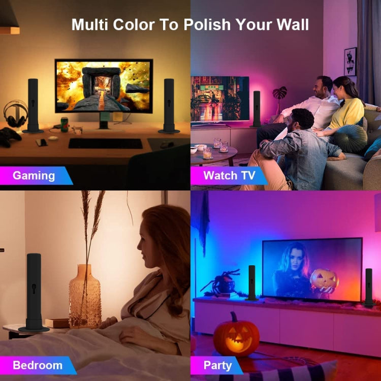 ZM-021 ซิงค์เพลง LED Bar Ambient Light TV Tuya โคมไฟตั้งโต๊ะบรรยากาศ, LED Bar