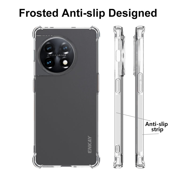 สำหรับ OnePlus 11R 5G Global ENKAY Hat-Prince Clear TPU เคสโทรศัพท์กันกระแทก, For OnePlus 11R 5G