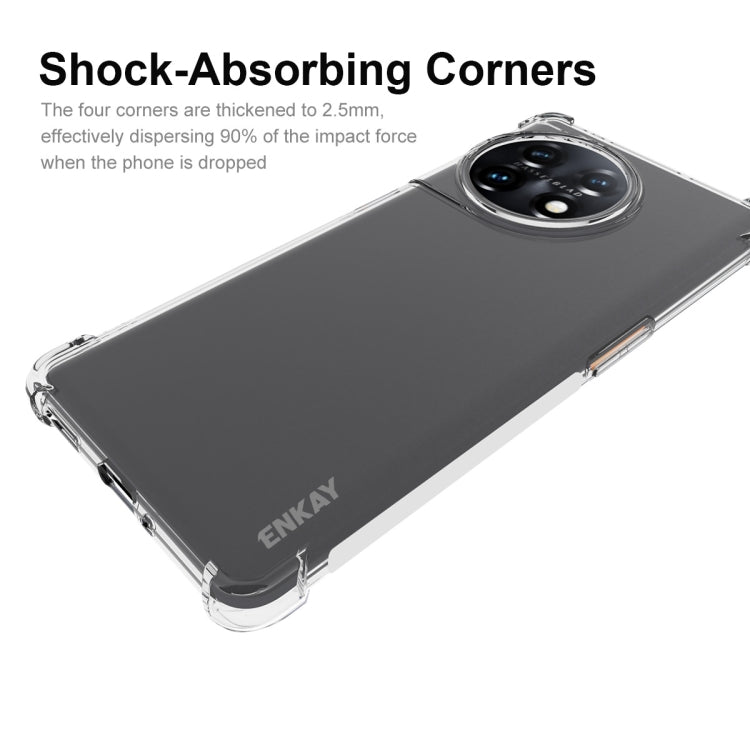 สำหรับ OnePlus 11R 5G Global ENKAY Hat-Prince Clear TPU เคสโทรศัพท์กันกระแทก, For OnePlus 11R 5G