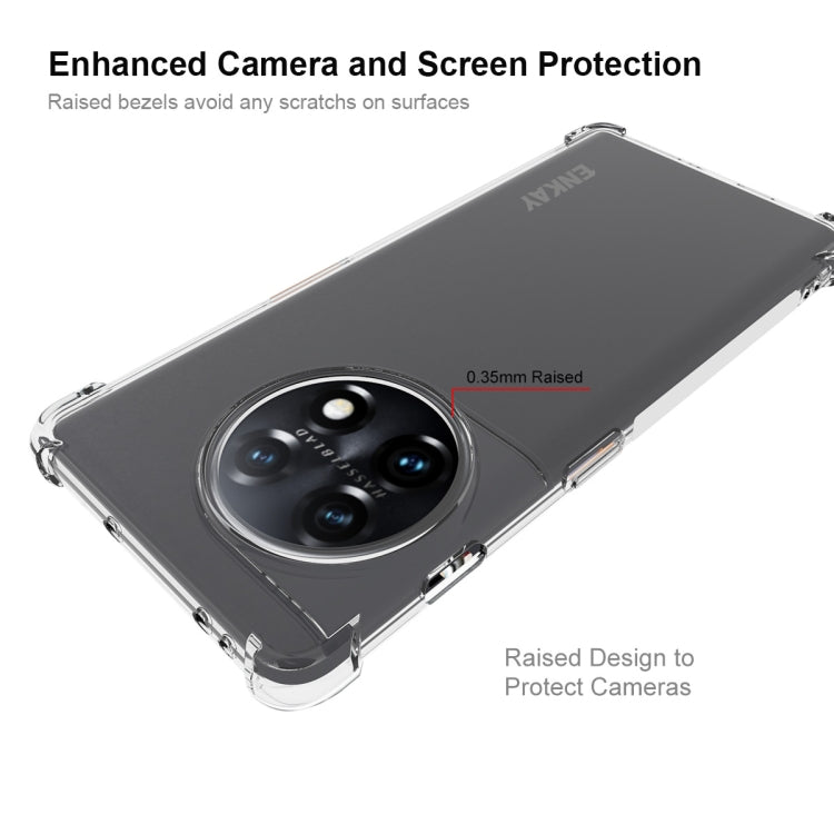 สำหรับ OnePlus 11R 5G Global ENKAY Hat-Prince Clear TPU เคสโทรศัพท์กันกระแทก, For OnePlus 11R 5G