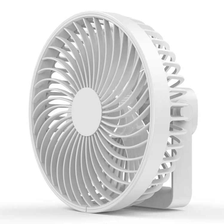 มัลติฟังก์ชั่น LED แบบชาร์จไฟกลางแจ้งแบบพกพาเต็นท์แคมป์พัดลม, สีดำ, สีขาว