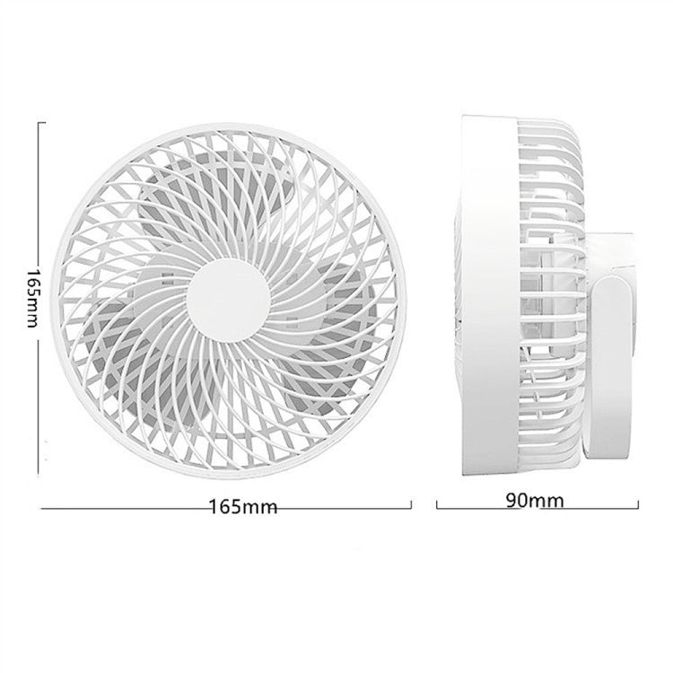มัลติฟังก์ชั่น LED แบบชาร์จไฟกลางแจ้งแบบพกพาเต็นท์แคมป์พัดลม, สีดำ, สีขาว