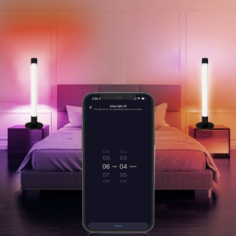 SAL006BS 2 ไฟ LED หลอด การซิงโครไนซ์เพลง WiFi Smart Night Light