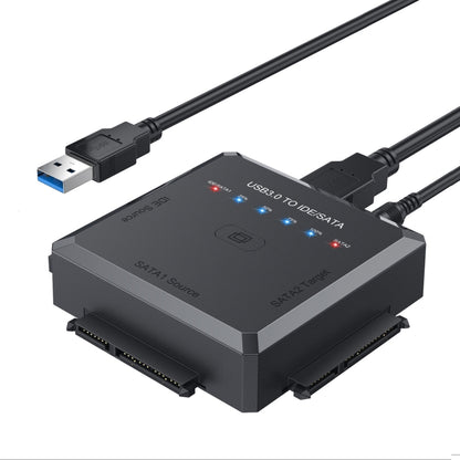 ตัวแปลงอะแดปเตอร์ฮาร์ดไดรฟ์ USB3.0 เป็น SATA หรือ IDE พร้อมฟังก์ชันโคลน