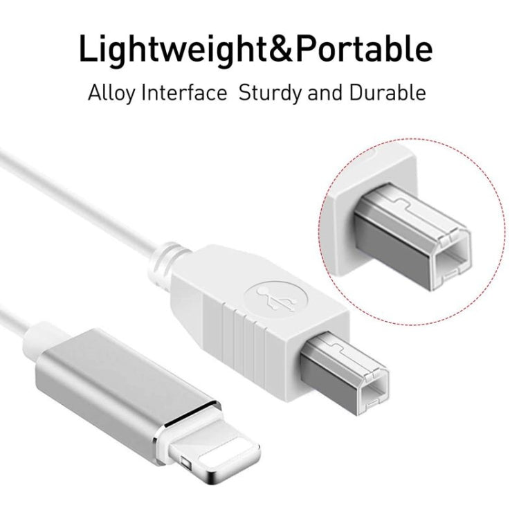 สาย MIDI ยาว 1 ม. 8 พินสำหรับ iPad / iPhone, 8 Pin