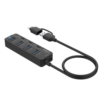 Onten UCA5306 7 in 2 USB3.0 + Type-C 7-Ports HUB Docking Station รองรับฟังก์ชั่น OTG, UCA5306