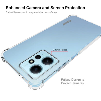 สำหรับ Xiaomi Redmi Note 12 4G Global ENKAY Clear TPU กันกระแทกเคสโทรศัพท์กันลื่น, For Xiaomi Redmi Note 12 4G Global