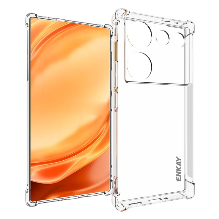 สำหรับ ZTE Nubia Z50 Ultra 5G ENKAY Clear TPU กันกระแทกเคสโทรศัพท์กันลื่น, For ZTE Nubia Z50 Ultra 5G