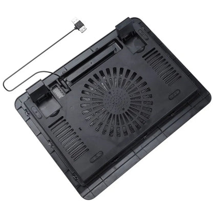 N191 USB Powered Portable Slim Silent Fan Laptop Cooling Pad with Stand, N191