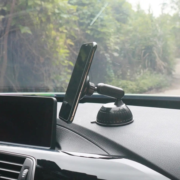 208-C Black 360 Degree Rotation Dashboard Windshield Magnetic Magnetic Mobile Phone Holder Car Holder. แดชบอร์ดหมุนได้ 360 องศาสีดำ 208-C, 208-C