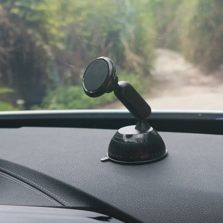 208-C Black 360 Degree Rotation Dashboard Windshield Magnetic Magnetic Mobile Phone Holder Car Holder. แดชบอร์ดหมุนได้ 360 องศาสีดำ 208-C, 208-C