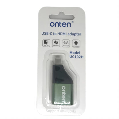 อะแดปเตอร์ Onten UC102H 4K Type-C เป็น HDMI (การจัดส่งสีแบบสุ่ม), UC102H