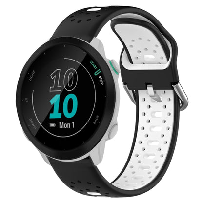 สายนาฬิกาซิลิโคนสองสีระบายอากาศ 20 มม, For Garmin Forerunner 158, For Garmin Forerunner 55, For Garmin Venu