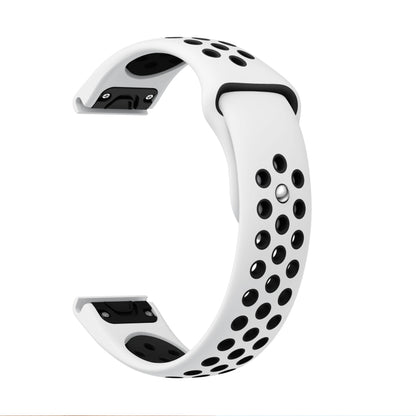 สายนาฬิกาซิลิโคนระบายอากาศกีฬา 22 มม, For Garmin MARQ Athlete Gen 2, For Garmin Instinct Crossover, For Garmin Instinct Crossover Solar, For Garmin Fenix 7
