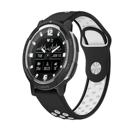 สายนาฬิกาซิลิโคนระบายอากาศกีฬา 22 มม, For Garmin MARQ Athlete Gen 2, For Garmin Instinct Crossover, For Garmin Instinct Crossover Solar, For Garmin Fenix 7
