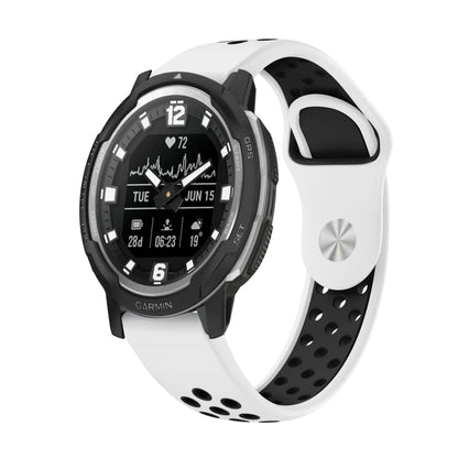 สายนาฬิกาซิลิโคนระบายอากาศกีฬา 22 มม, For Garmin MARQ Athlete Gen 2, For Garmin Instinct Crossover, For Garmin Instinct Crossover Solar, For Garmin Fenix 7