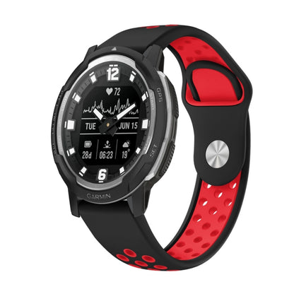 สายนาฬิกาซิลิโคนระบายอากาศกีฬา 22 มม, For Garmin MARQ Athlete Gen 2, For Garmin Instinct Crossover, For Garmin Instinct Crossover Solar, For Garmin Fenix 7