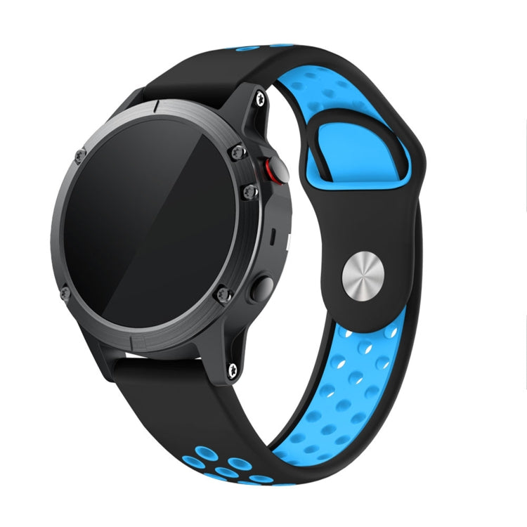 สายนาฬิกาซิลิโคนระบายอากาศกีฬา 22 มม, For Garmin MARQ Athlete Gen 2, For Garmin Instinct Crossover, For Garmin Instinct Crossover Solar, For Garmin Fenix 7