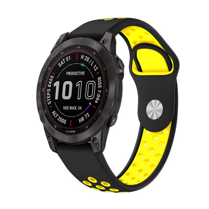 สายนาฬิกาซิลิโคนระบายอากาศกีฬา 22 มม, For Garmin MARQ Athlete Gen 2, For Garmin Instinct Crossover, For Garmin Instinct Crossover Solar, For Garmin Fenix 7