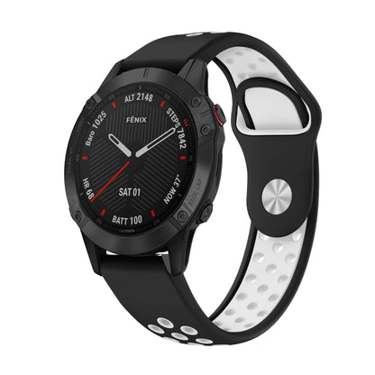 สายนาฬิกาซิลิโคนระบายอากาศกีฬา 22 มม, For Garmin Fenix 6 GPS, For Garmin Fenix 6 Pro GPS, For Garmin Fenix 6 Sapphire GPS, For Garmin Fenix 5