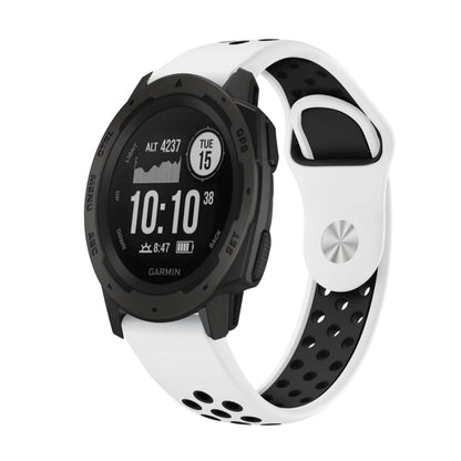 สายนาฬิกาซิลิโคนระบายอากาศกีฬา 22 มม, For Garmin Instinct, For Garmin Descent G1