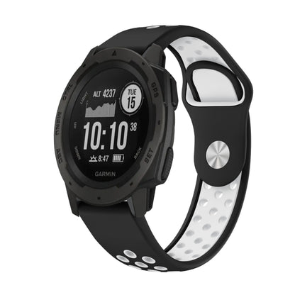 สายนาฬิกาซิลิโคนระบายอากาศกีฬา 22 มม, For Garmin Instinct, For Garmin Descent G1