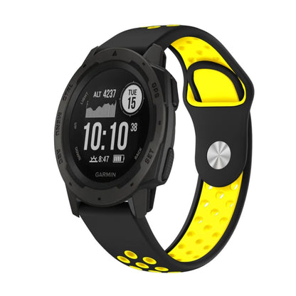 สายนาฬิกาซิลิโคนระบายอากาศกีฬา 22 มม, For Garmin Instinct, For Garmin Descent G1