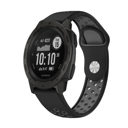 สายนาฬิกาซิลิโคนระบายอากาศกีฬา 22 มม, For Garmin Instinct, For Garmin Descent G1
