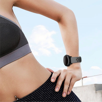 สายนาฬิกาซิลิโคนระบายอากาศกีฬา 22 มม, For Garmin Fenix 6 GPS, For Garmin Fenix 6 Pro GPS, For Garmin Fenix 6 Sapphire GPS, For Garmin Fenix 5