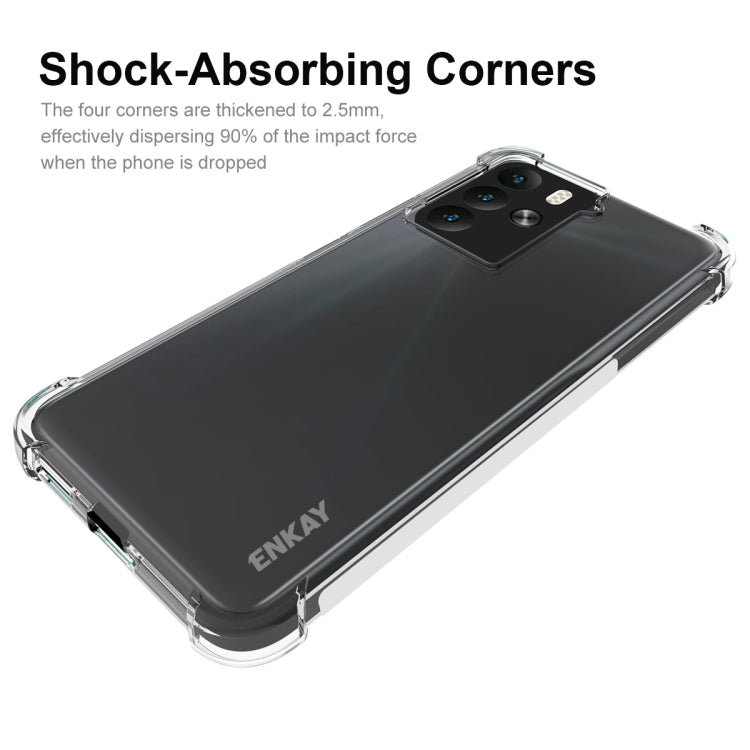 ENKAY Hat-Prince เคสโทรศัพท์กันกระแทก TPU ใส, For HTC U23, For HTC U23 Pro