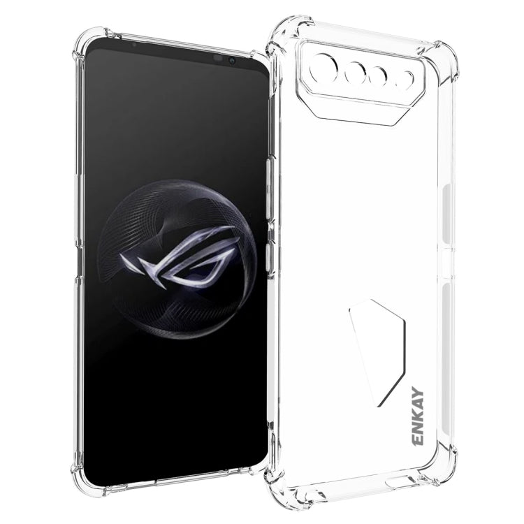 ENKAY Hat-Prince เคสโทรศัพท์กันกระแทก TPU ใส, For Asus Zenfone 12 Ultra 5G, For Asus Zenfone 11 Ultra, For Asus Rog Phone 8, For Asus Rog Phone 8 Pro, For Asus ROG Phone 7 Ultimate, For Asus ROG Phone 7, For Asus Rog Phone 9 / 9 Pro