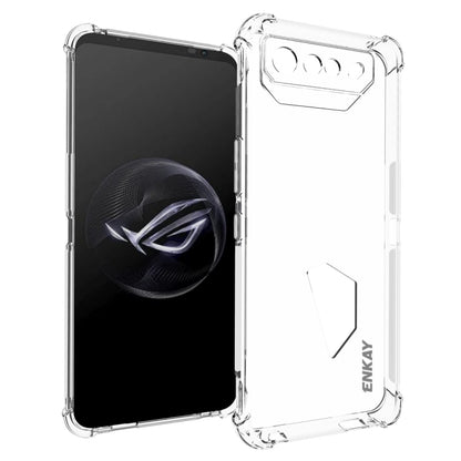 ENKAY Hat-Prince เคสโทรศัพท์กันกระแทก TPU ใส, For Asus Zenfone 12 Ultra 5G, For Asus Zenfone 11 Ultra, For Asus Rog Phone 8, For Asus Rog Phone 8 Pro, For Asus ROG Phone 7 Ultimate, For Asus ROG Phone 7, For Asus Rog Phone 9 / 9 Pro