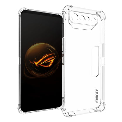 ENKAY Hat-Prince เคสโทรศัพท์กันกระแทก TPU ใส, For Asus Zenfone 12 Ultra 5G, For Asus Zenfone 11 Ultra, For Asus Rog Phone 8, For Asus Rog Phone 8 Pro, For Asus ROG Phone 7 Ultimate, For Asus ROG Phone 7, For Asus Rog Phone 9 / 9 Pro